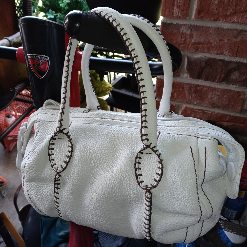 LEATHER BAG BY FATTO A MANO CARLOS BY FALCHI